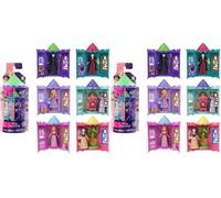 Mattel Disney Princess Tower Surprise - Muñecas pequeñas y Accesorios, Juegos apilables con 4 sorpresas y Amigo de Disney Movies (los Estilos Pueden Variar) (Paquete de 2)