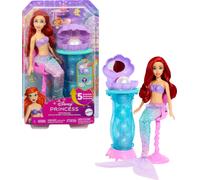 Mattel Disney Princess Toys, Ariel Vanity Pop Mermaid Fashion Doll with Removabl
