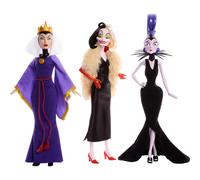 Mattel Disney Princess Toys Villains Multipack con la Reina Malvada Cruella de Vil y las Mu ecas de Moda Yzma Disney 100 Years of Wonder Collecti