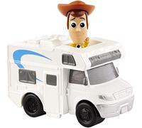 Mattel Disney Toy Story 4 Minifigura de Woody y autocaravana, Juguetes Niños +3 Años (GCY61)