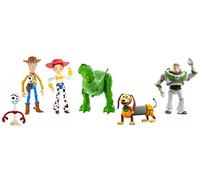 Mattel Disney Toy Story 4 Pack de 6 Amiguitos, figuras básicas de los personajes de la película (GDL54)