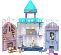 Mattel Disney Wish El Poder de los Deseos, Castillo Reino de Rosas Casa de muñecas con figuras y accesorios, inspirado en la película, juguete +3 años (HPX38)