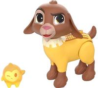 Mattel Disney Wish Talking Valentino & Star Set, figura de cabra habla más de 10 sonidos y frases en inglés y dobla las patas traseras
