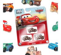 Mattel Disney y Pixar Cars Mini Coches, Pack de 3 (Modelos Variados) | Set de 3 coches de juguete de películas y series, para empujar, coleccionables, GKG01