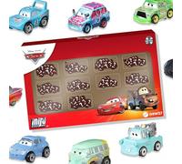 Mattel Disney y Pixar Cars Mini Racers, Pack de 10 | Set de colección con 10 vehículos de personajes favoritos, inspirado en la franquicia, GRW27