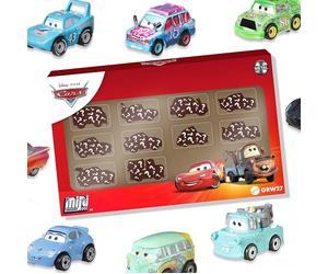 Mattel Disney y Pixar Cars Mini Racers, Pack de 10 | Set de colección con 10 vehículos de personajes favoritos, inspirado en la franquicia, GRW27
