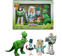Mattel Disney Pixar Toy Story 5 ¿Qué es una Boda? Pack de 4 Figuras con Accesorios, Pack de Toy Story a Escala, JKV22