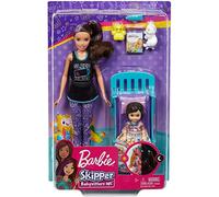 Mattel FHY97 - Playsets Surtidos con Muñecas Barbie Skipper Babysitters, Multicolor