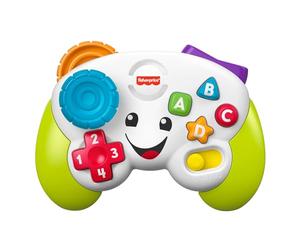 Mattel Fisher-Price Laugh & Learn Game & Learn - Controlador de Juguete | Juguetes para bebés y niños pequeños, color verde, actividades de aprendizaje musical, juego de rol práctico