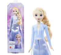 Mattel Frozen Elsa Muñeca de Moda Disney, Look de Frozen 2 | Muñeca articulada con capa, falda y botas de viaje, pelo trenzado, inspirada en Frozen 2 de Disney, HLW48