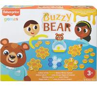 Mattel Games Buzzy Bear Cooperative - Juego para niños de 2 a 4 jugadores de 3 años en adelante con 3 niveles de juego, HFG19