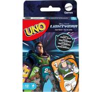Mattel Games Disney Buzz Lightyear UNO Card Game with Movie-Themed Space Ranger Deck and Special Rule, 7 Years and up