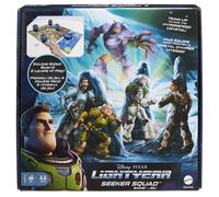 Mattel Games Disney y Pixar Lightyear Seeker Squad Juego de mesa de 2 niveles Juego de 2 a 4 jugadores Trabajo en equipo cooperativo Tema de la p