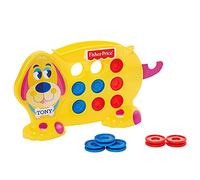 Mattel Games Fisher-Price Juego de mesa Tic Tac Tony, juego 3 en raya para niños +3 años (GWN53)