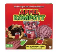 Mattel Games GTJ54 - appelcompote kaartspel, gek partyspel vanaf 12 jaar, 4-10 s