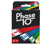 Mattel - Juego de cartas Phase 10 inspirado en Rummy para fases familiares ㅤ