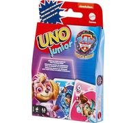 Mattel Games Juego de Cartas UNO Junior La Patrulla Canina: La Superpelícula Juego de Mesa Familiar Inspirado en la película +3 años (Mattel HPY62)