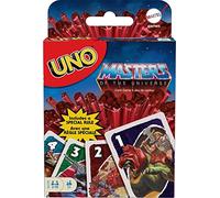 Mattel Games Juego de Cartas UNO Másters del Universo, Juego de Mesa para niños +7 años (Mattel GVY91)