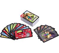 Mattel Games, Juego de Cartas UNO Minecraft, Juego de Mesa par (Importación USA)