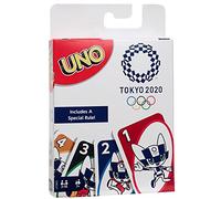 Mattel Games Juego de cartas UNO Olympic Games Tokio 2020, con 112 cartas e instrucciones para jugadores de 7 años en adelante, ideal para niños, familiares o adultos