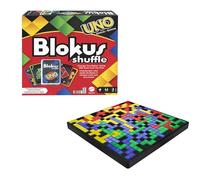 Mattel Games Juego de Mesa UNO Blokus Shuffle Inspirada en Juego de Cartas, Juguete para niños y niñas +7 años (Mattel GXV91)