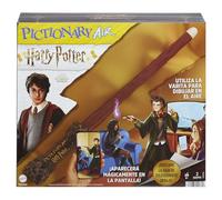 Mattel Games Pictionary Air Harry Potter, ve lo Que dibujas en Pantalla, con Varita para Dibujar en el Aire, Juego de Mesa para niños y niñas +8 años, Version española, HDC62