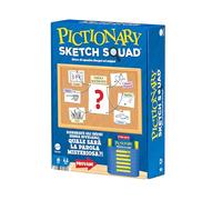 Mattel Games - Pictionary Sketch Squad, Juego en Equipo y Dibujo cooperativo con pizarras, marcadores y Porta Pistas, 2-6 Jugadores, Juguete para Adolescentes y Adultos, 13+ años, HXH41