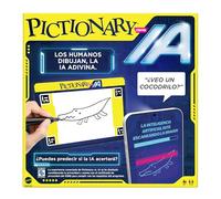 Mattel Games Pictionary vs AI, juego de mesa cooperativo e interactivo para dibujar y adivinar, con inteligencia artificial, +8 años, versión español (HYH80)