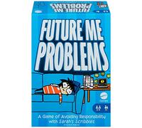 Mattel Games Sarah's Scribbles Future Me Problems - Juego de cartas para evitar la responsabilidad