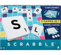 Mattel Games Scrabble Dos en Uno Versión Inglés HWD43
