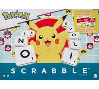 Mattel Games Scrabble Pokémon, Juego de Cartas Familiar con Dos Maneras de Jugar, Incluye 50 Cartas Desafío de Personajes Pokémon, para 2 a 4 Jugadores, HXT27