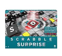 Mattel Games Scrabble Trap Tiles (versión Francesa) Juego de mesa Familiar , con Fichas Trampa, Juego de Mesa, + 10años , HLM16