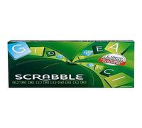 Mattel Games Scrabble, Versión Italiana, Juego de mesa clásico original, incluye tablero , 4 racks, 100 fichas , bolsa para fichas , +10 años, Y9596