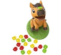 Mattel Games Spirit STACKIN Apples Kids Game Treat-Stacking Challenge with Hungry Horse for 2 3 or 4 Players 5 Years Old & Up