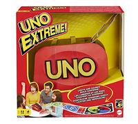 Mattel Games UNO Extreme - Juego de Cartas Familiar con Lanzador - con Luz y Sonido - 112 Cartas - De 2 a 10 Jugadores - Regalo para Niños de 7+ Años y Adultos, GXY75