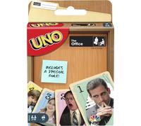 Mattel Games UNO The Office - Juego de cartas para adolescentes y adultos para la familia o noche de juegos con regla especial para 2-10 jugadores