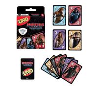 Mattel Games UNO Masters of The Universe Juego de Cartas con baraja temática de la película para niños, Noches en Familia, Fiestas, Viajes y acampadas, 2-10 Jugadores, +7 años, JMF11