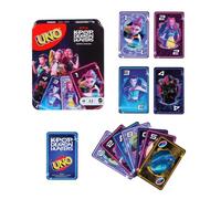 Mattel Games UNO Netflix KPOP Demon Hunters Juego de Cartas | Baraja inspirada en la película con regla especial Golden Honmoon, para peques, adolescentes y noches en familia, JTT40