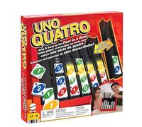 Mattel Games UNO Quatro Juego de Mesa Cuatro en Raya con fichas, +7 años (Mattel HPF82)