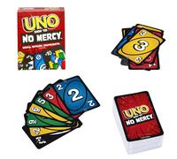 Mattel Games UNO Show 'Em No Mercy Juego de Cartas, 7+, 2-6 | Incluye cartas extra, reglas especiales y penalizaciones más duras para niños, adolescentes y noches en familia, HWV18