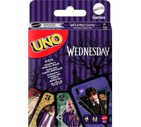Mattel Juego de cartas UNO Miércoles – Edición inspirada en la serie