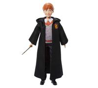 Mattel Harry Potter Ron Weasley Muñeco de Moda con Uniforme de Hogwarts Intercambiable y Accesorio de Varita, Inspirado en la película, JGM20