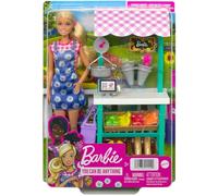 Mattel HCN22 Barbie Playset Mercado De Frutas Y Verduras