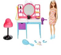 Mattel HKV00 Barbie Playset Salón De Belleza Con Accesorios
