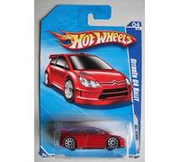 Mattel Hot Wheels 2010 All Stars Red Citron C4 Rally Modelo de coche fundido a escala 1:64 para niños (de 3 a 8 años), unisex