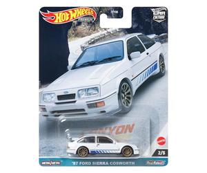 Mattel Hot Wheels Coche Clásico Premium Escala 1:64 - Escultura de Metal para Colgar en la Pared, Aniversario, Transporte