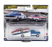 Mattel Hot Wheels Equipo Transporte 66 Chevelle Con '72 Chevy Rampa Camión Nuevo