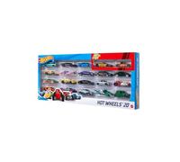 Mattel Hot Wheels H7045/Pack DE 20, Set de Regalo, Zufallige Coches/Modelos