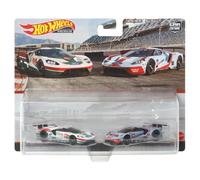 Mattel Hot Wheels HCY72 Premium 2 Pack - '16 Ford GT Race Car [3 años en adelante]