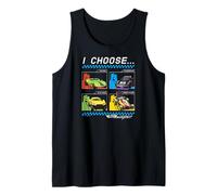 Mattel - Hot Wheels Let's Race - Elijo Diferentes Tipos de Coche Camiseta sin Mangas